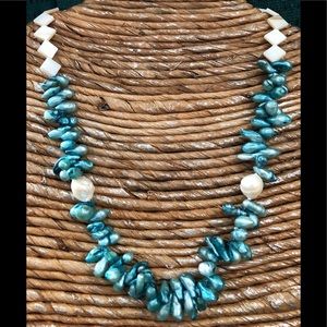 🛍PEARL AND SHELL NECKLACE🎀✨